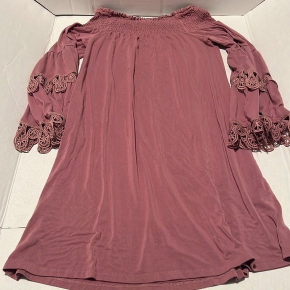 Lapis dress size S. Off the shoulders dress. - Picture 6 of 7